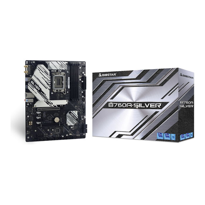 BIOSTAR B760A-Silver B760.S1700.ATX.DDR5, Placa Base Intel LGA1700 ATX, Chipset B760, DDR5, SATA