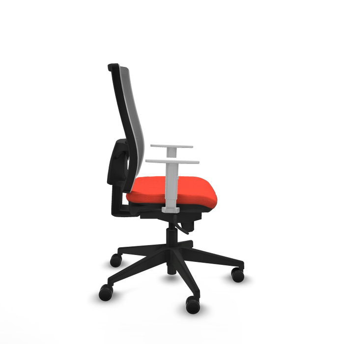 PIQUERAS Y CRESPO Silla de oficina Horna con mecanismo Sincro, Naranja oscuro y Gris PIQUERAS Y CRESPO Silla de oficina Horna con mecanismo Sincro, Naranja oscuro y Gris