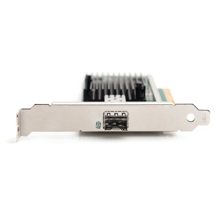 Digitus SFP+ 10G PCIe - Tarjeta de red 10 Gbit/s PCI Express 3.0 x8 con conector SFP+, chipset Intel 82599EN, incluye soporte de perfil bajo para servidores y PCs