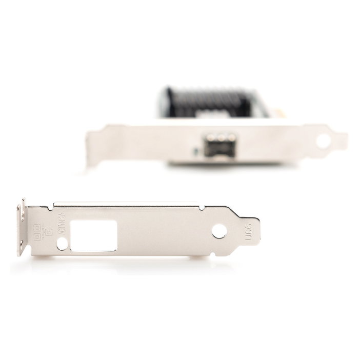 Digitus SFP+ 10G PCIe - Tarjeta de red 10 Gbit/s PCI Express 3.0 x8 con conector SFP+, chipset Intel 82599EN, incluye soporte de perfil bajo para servidores y PCs