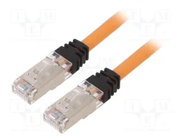 PANDUIT Patch cord S/FTP Cat 6a RJ45 2m naranja
