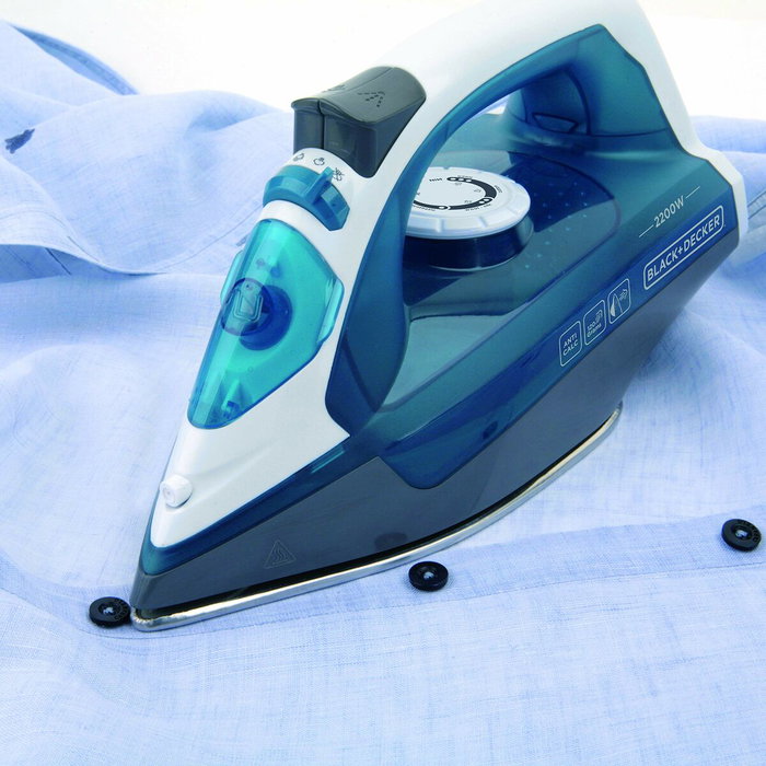 Plancha de Vapor Black & Decker ES9180070B 2200 W Azul Plancha de Vapor Black & Decker ES9180070B 2200 W Azul