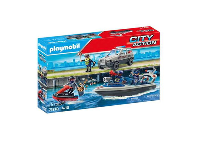 PLAYMOBIL Persecución Policial en el Agua City Action 71570