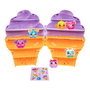 Moose Cookeez Makery 23607 Pack Yum Yumz Helado Gigante Coleccionable con 6 Peluches Exclusivos y Perfumados +5 Años