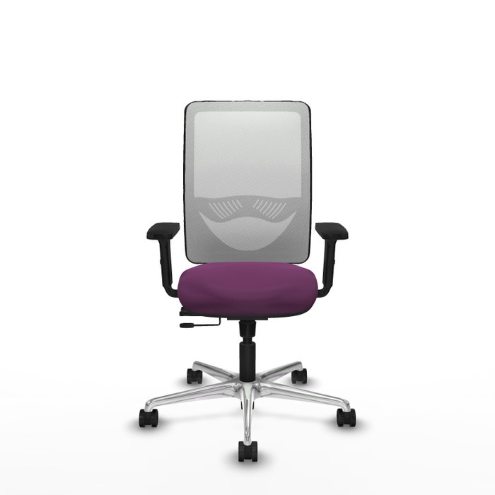 PIQUERAS Y CRESPO Silla de oficina Zulema con mecanismo Sincro/Traslack, Morado y Blanco PIQUERAS Y CRESPO Silla de oficina Zulema con mecanismo Sincro/Traslack, Morado y Blanco