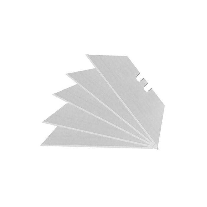 Workpro Cuchillas Trapezoidales 100 Unidades SK2 Duraderas Compatibles con Cúteres Plegables