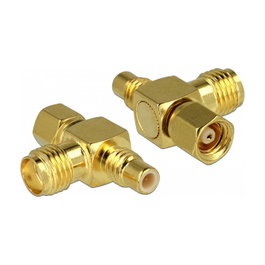 DeLOCK 89629 Adaptador de antena SMC Hembra a SMC Macho y SMA Hembra