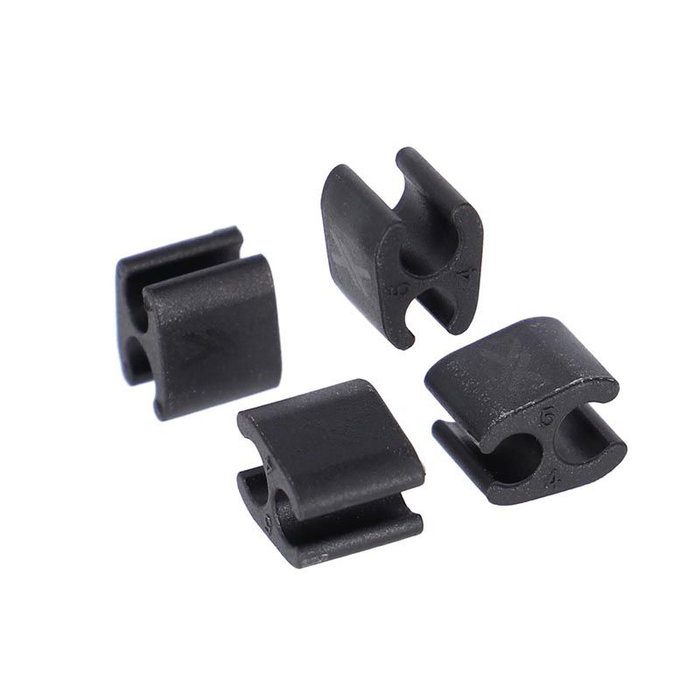 XLC BR-X119 Kit Clips para Cable 4 mm y Funda 5 mm (4 Unidades) - Accesorios de Freno XLC BR-X119 Kit Clips para Cable 4 mm y Funda 5 mm (4 Unidades) - Accesorios de Freno