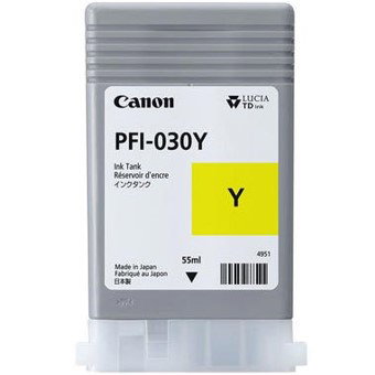 Canon PFI-030Y Amarillo Cartucho de tinta 55 ml (3492C001)带来