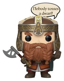Funko Figura POP! Gimli (Nobody Tosses a Dwarf) - El Señor de los Anillos