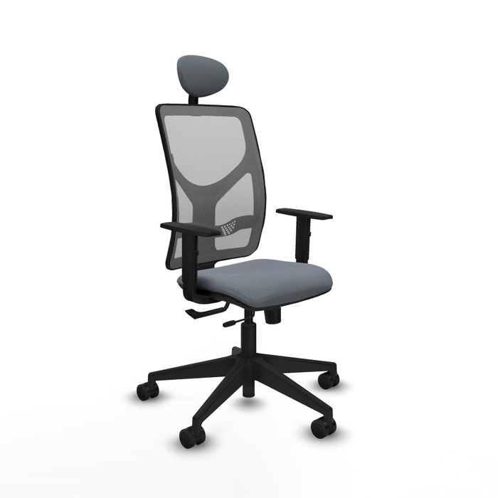 PIQUERAS Y CRESPO Silla de oficina Motilla Gris con mecanismo Sincro/Traslack PIQUERAS Y CRESPO Silla de oficina Motilla Gris con mecanismo Sincro/Traslack