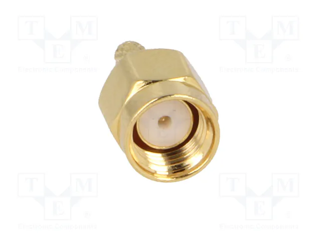 4CARMEDIA Conector de Antena Recto SMA-A para RG174 4CARMEDIA Conector de Antena Recto SMA-A para RG174