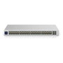 Ubiquiti UniFi USW-48 Switch Gestionado L2 con 48 Puertos Gigabit Ethernet y 4 Ranuras SFP, Plata