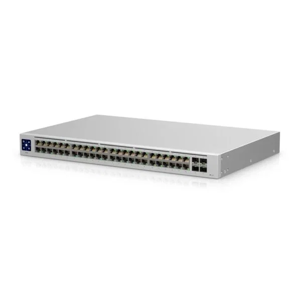 Ubiquiti UniFi USW-48 Switch Gestionado L2 con 48 Puertos Gigabit Ethernet y 4 Ranuras SFP, Plata