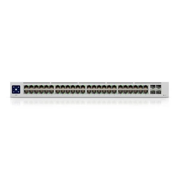 Ubiquiti UniFi USW-48 Switch Gestionado L2 con 48 Puertos Gigabit Ethernet y 4 Ranuras SFP, Plata