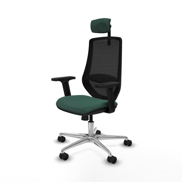 PIQUERAS Y CRESPO Silla de oficina Mardos con mecanismo Sincro, Verde botella y Negro PIQUERAS Y CRESPO Silla de oficina Mardos con mecanismo Sincro, Verde botella y Negro