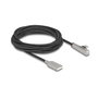 DeLOCK Cable USB 2.0 Tipo-A a USB Tipo-C Acodado con LED y Carga Rápida 60 W 3 m