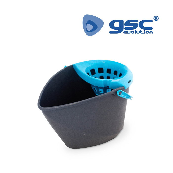 Mik Cubo ovalado con escurridor de plástico 12L Mik Cubo ovalado con escurridor de plástico 12L