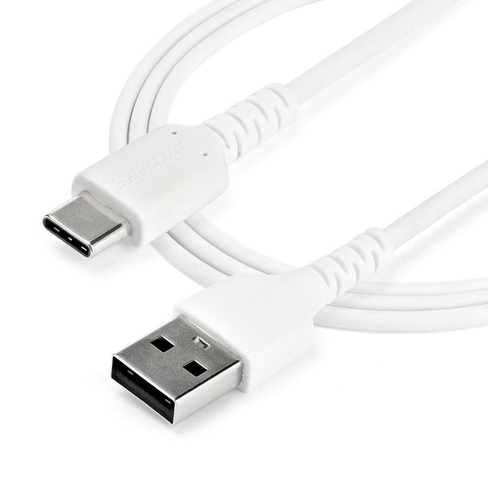 Startech Cable USB 2.0 a USB-C 1m - Blanco, Blanco, 480 Mbit/s Startech Cable USB 2.0 a USB-C 1m - Blanco, Blanco, 480 Mbit/s