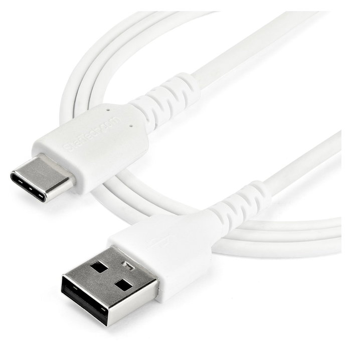 StarTech.com Cable USB-A a USB-C de 1m Blanco (3A, USB 2.0)