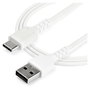 StarTech.com Cable USB-A a USB-C de 1m Blanco (3A, USB 2.0)