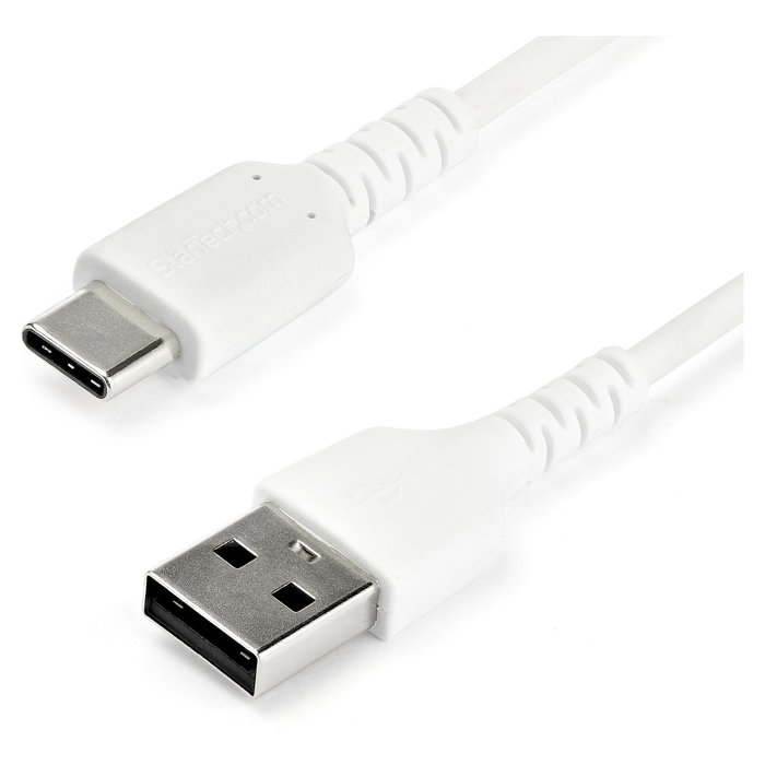 StarTech.com Cable USB-A a USB-C de 1m Blanco (3A, USB 2.0)