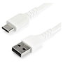 StarTech.com Cable USB-A a USB-C de 1m Blanco (3A, USB 2.0)