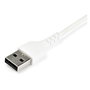 StarTech.com Cable USB-A a USB-C de 1m Blanco (3A, USB 2.0)