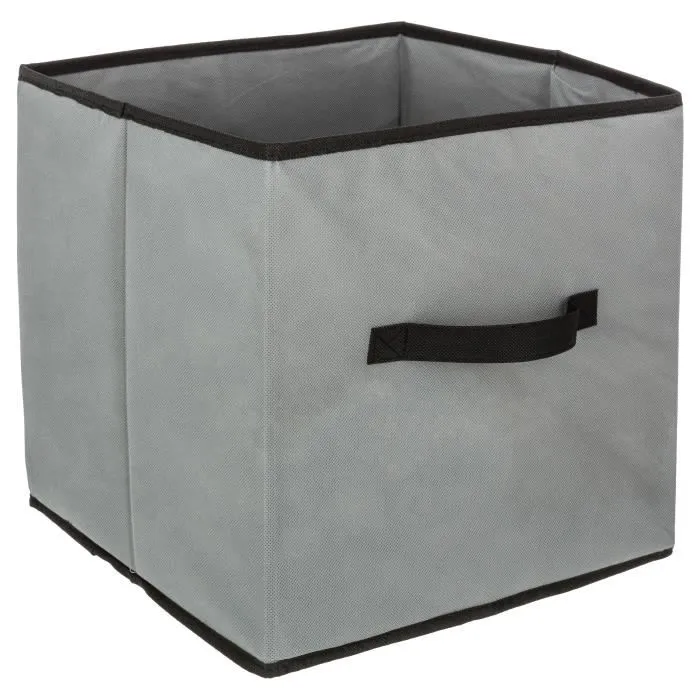 Five Cajón de almacenamiento 31 x 31 cm gris Polipropileno cartón