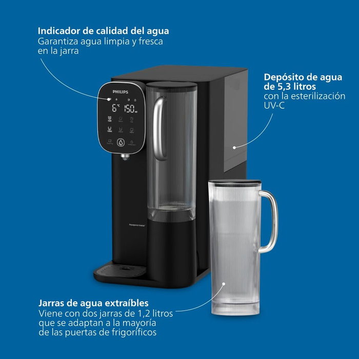 Botella Pulverizadora Philips Negro Plástico