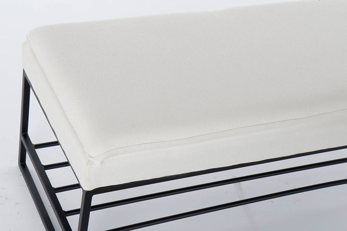 Descalzadora Moderno DKD Home Decor Beige Negro 36 x 35.5 x 80.5 cm