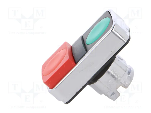 SCHNEIDER ELECTRIC Interruptor Doble Harmony XB4 Rojo/Verde 22mm SCHNEIDER ELECTRIC Interruptor Doble Harmony XB4 Rojo/Verde 22mm