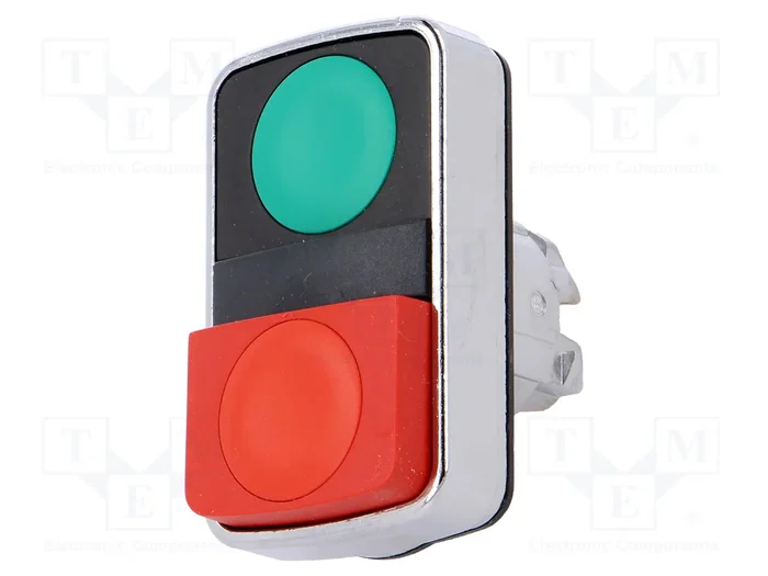 SCHNEIDER ELECTRIC Interruptor Doble Harmony XB4 Rojo/Verde 22mm SCHNEIDER ELECTRIC Interruptor Doble Harmony XB4 Rojo/Verde 22mm