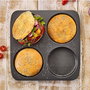 Quttin Molde para Pan de Hamburguesa Perforado 28 x 28 cm (12 Unidades)