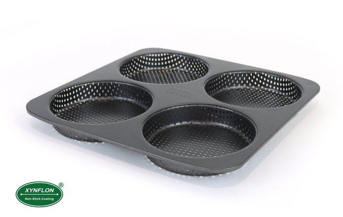 Quttin Molde para Pan de Hamburguesa Perforado 28 x 28 cm (12 Unidades)