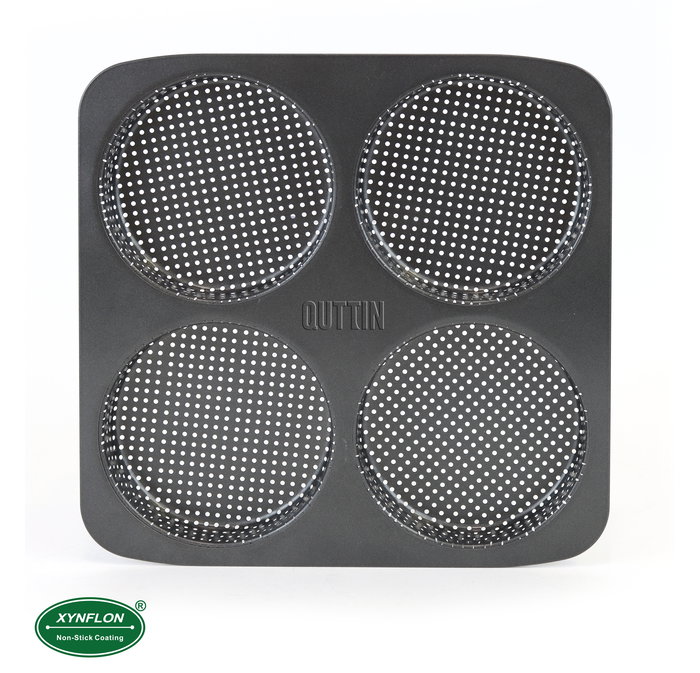 Quttin Molde para Pan de Hamburguesa Perforado 28 x 28 cm (12 Unidades)