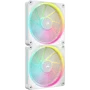 Corsair Kit de inicio de dos ventiladores iCUE LINK LX140 RGB Blanco
