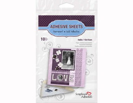 Scrapbook Adhesives by 3L Hojas adhesivas doble cara 10x15cm, 10 unidades