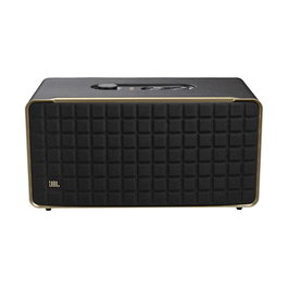 JBL Authentics 500 - Altavoz Bluetooth WiFi de 3.1 canales, Subwoofer de 16.5 cm, 270W, Negro/Oro, con USB-C, AirPlay, para uso universal, 135W RMS