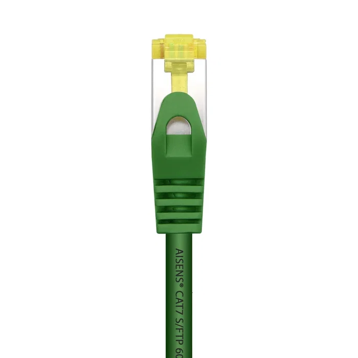 Aisens Cable de Red Cat.7 S/FTP PIMF AWG26 600 MHz Verde 25 cm RJ45
