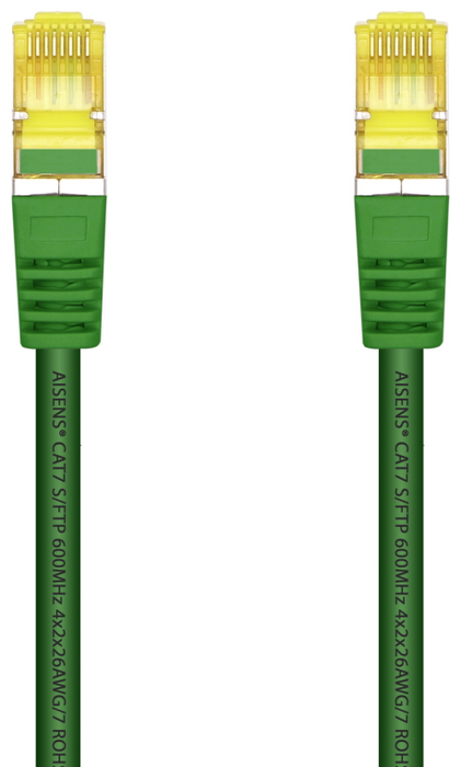 Aisens Cable de Red Cat.7 S/FTP PIMF AWG26 Verde 25cm Aisens Cable de Red Cat.7 S/FTP PIMF AWG26 Verde 25cm