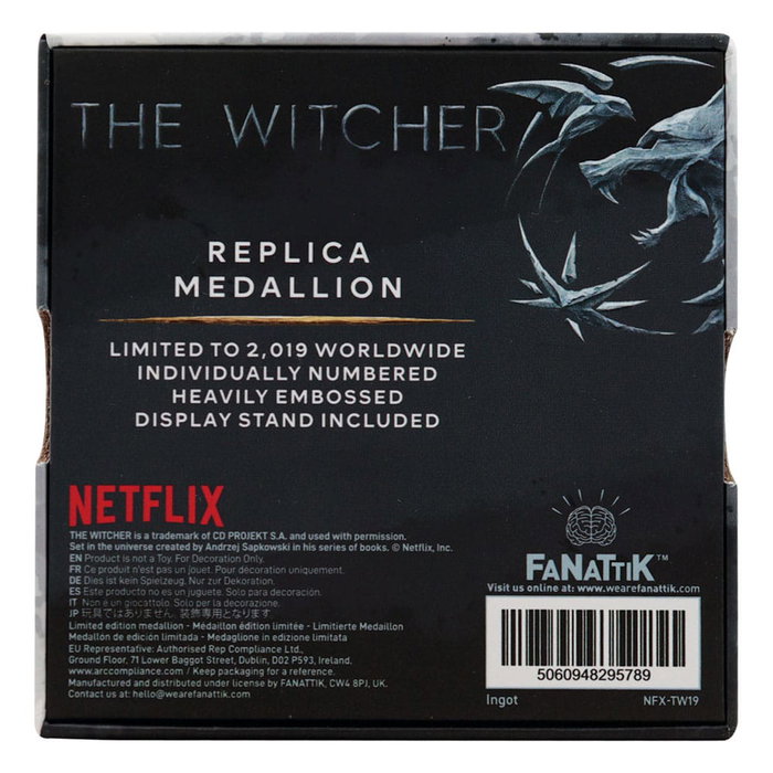 FaNaTtik Réplica 1/1 Collar Geralt´s Medallion The Witcher