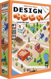 Sd games Juego de Mesa Design Town, Estrategia Construcción Urbana, Pegi 10, 1-4 Jugadores, 30-60 Minutos