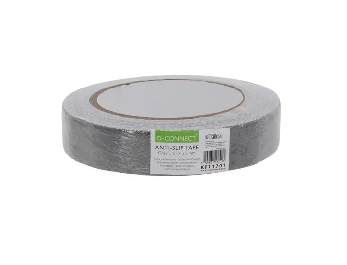 Q-connect Cinta antideslizante gris 5 m x 25 mm