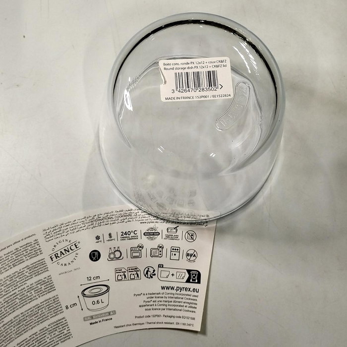 Pyrex® Recipiente Redondo Cook & Freeze 0,6L Blanco
