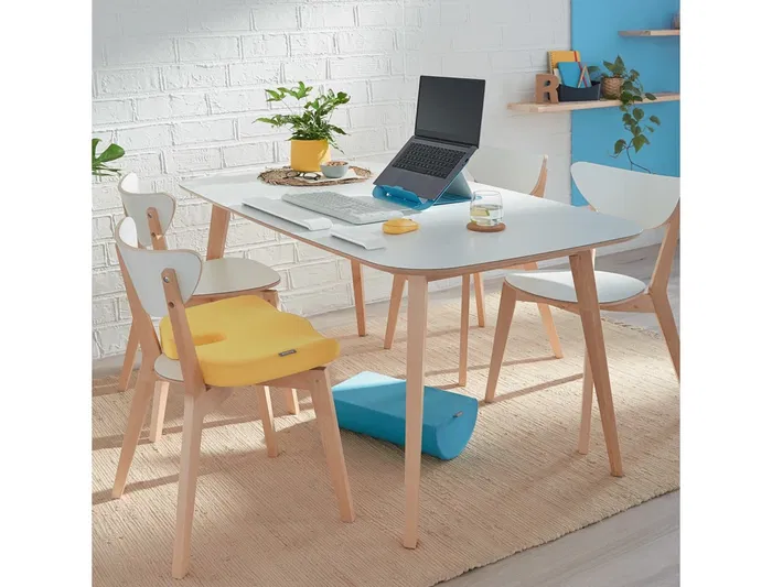 Leitz Reposapiés de Escritorio Ergo Cosy, Gris, 260x140x405 mm