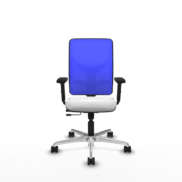 PIQUERAS Y CRESPO Silla de oficina Motilla con mecanismo Sincro/Traslack, Azul y Blanco PIQUERAS Y CRESPO Silla de oficina Motilla con mecanismo Sincro/Traslack, Azul y Blanco