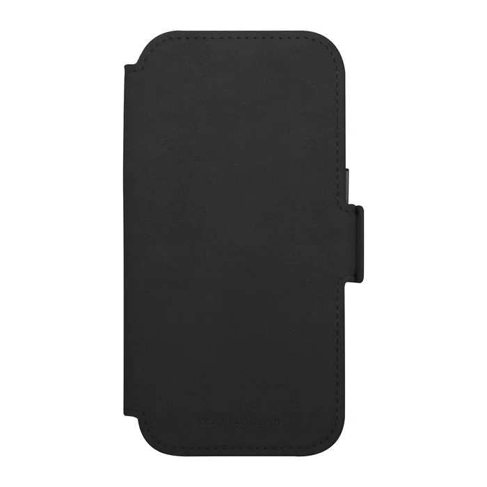 Dbramante1928 Lynge Funda Folio para iPhone 17 con MagSafe - Cuero Negro con 3 Bolsillos para Tarjetas y Cierre Magnético