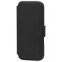 dbramante1928 Lynge MS Funda Folio de Cuero para iPhone 17 - Negro con Bolsillo para Tarjetas y Carga MagSafe