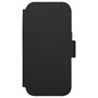 dbramante1928 Lynge MS Funda Folio de Cuero para iPhone 17 - Negro con Bolsillo para Tarjetas y Carga MagSafe